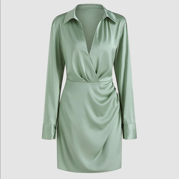 Cider Dresses New Xs Dirty Martini Dress Sage Green Poshmark